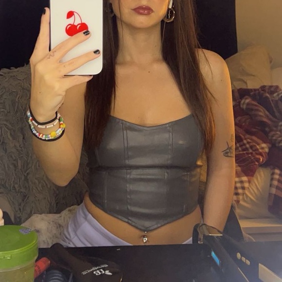 Princess Polly Grey Bustier - Picture 7 of 8